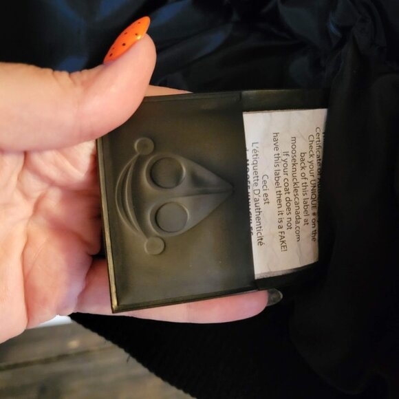 Black moose knuckle jacket - Picture 6 of 7